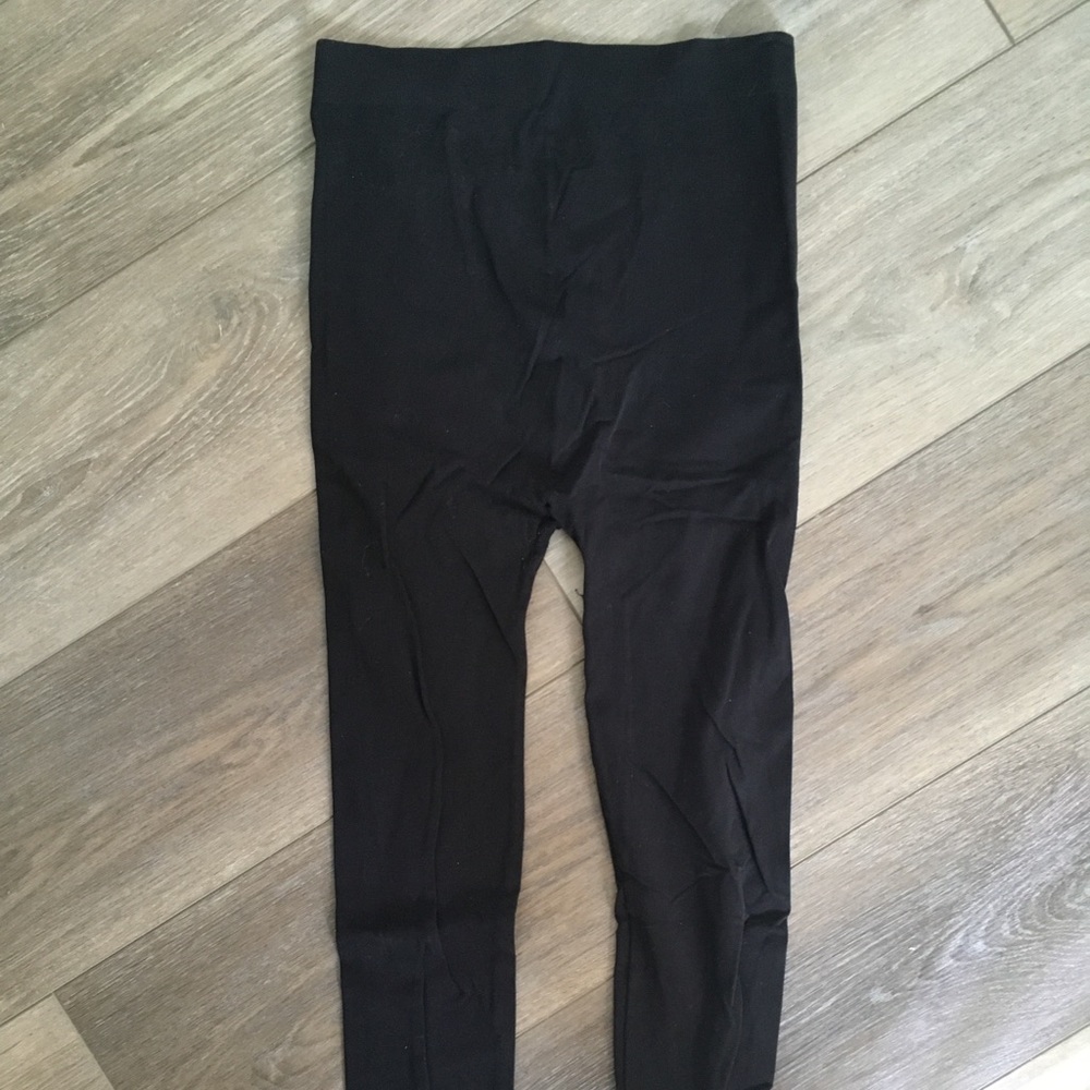 Black maternity leggings